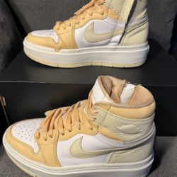 Nike  Air Jordan 1 Elevate High Celestial Gold White 