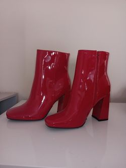 Red Boots Ankle Boots size 11