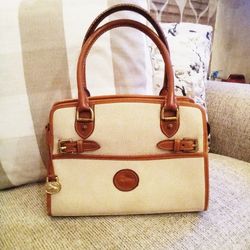 Vintage Dooney And Bourke Satchel Bag 