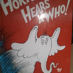 1982 Dr. Seuss , Horton Hears A Who Book
