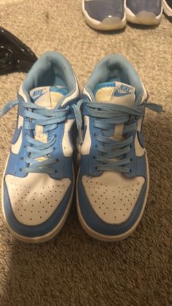 Nike dunks blue ,white color way