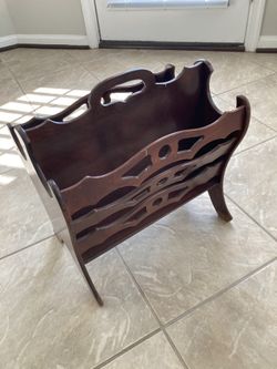 Wood Magazine Holders