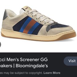 Men’s US 10 Gucci Screener Sneakers