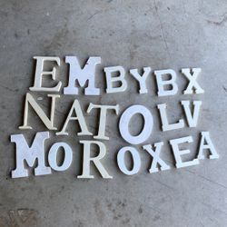 Wooden Letters