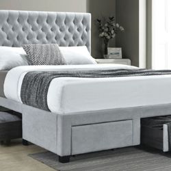 Storage Queen Platform Bed