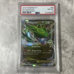 Rayquaza EX |PSA 8| Pokemon Graded Card