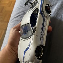 Jada Import Racer Toyota Supra Diecast 1:24 Scale All Silver