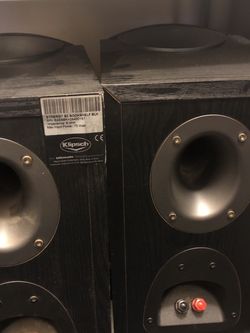 2 Klipsch Speakers And 1 Klipsch 10” Subwoofer