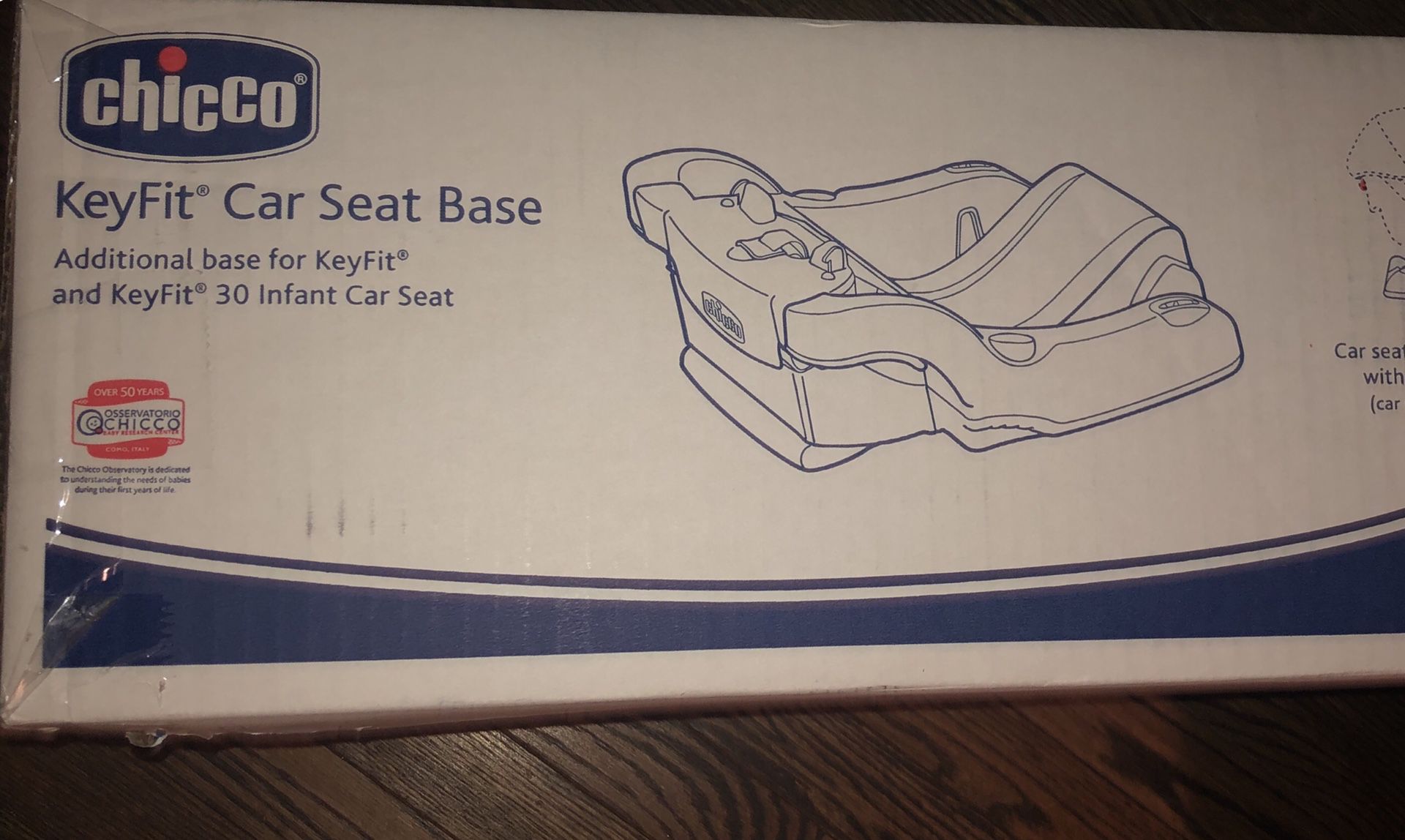 Chicco Key Fit car seat base- New in box