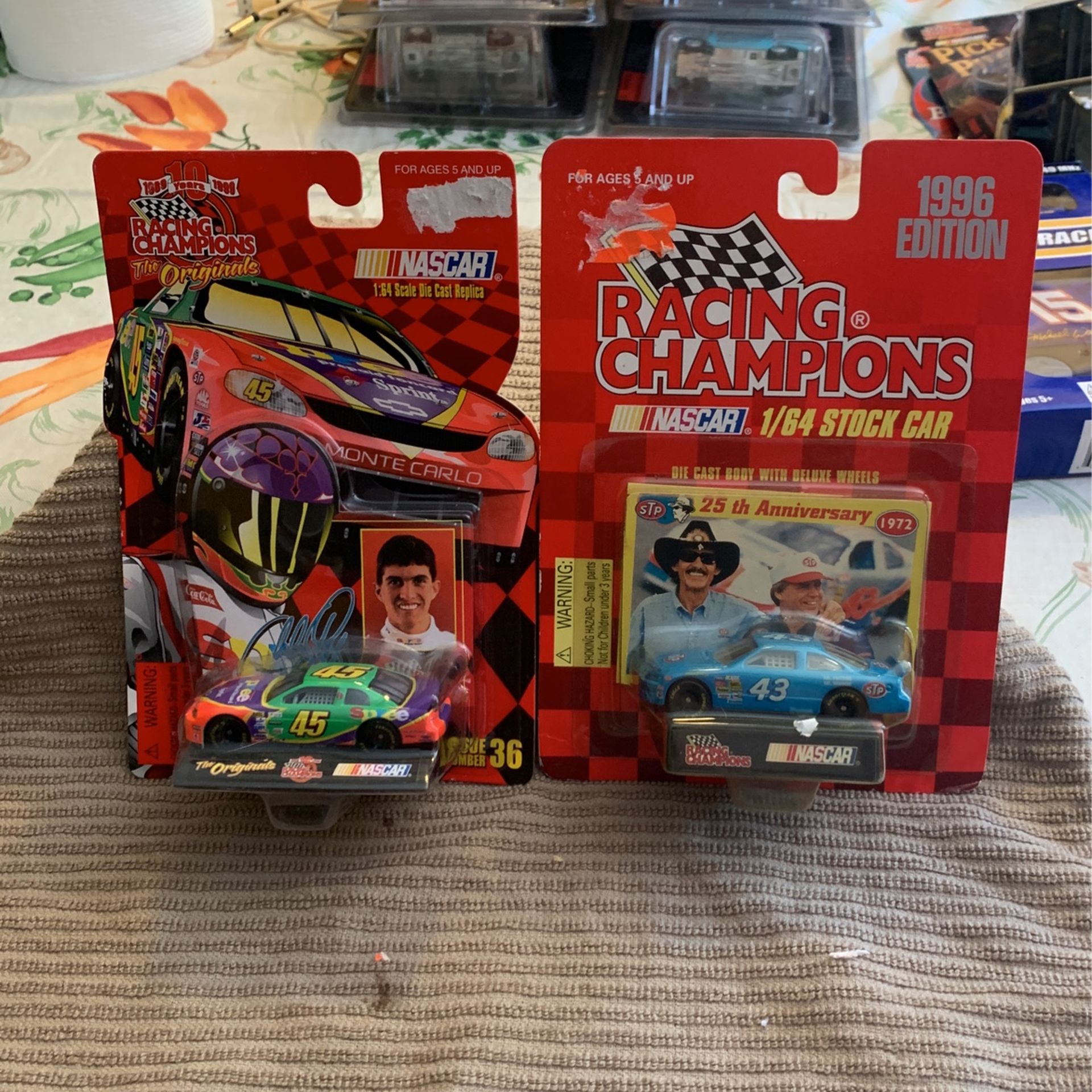 Adam Petty And Richard Petty Collectibles
