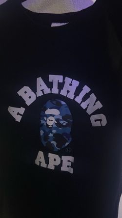 real Blue bape M/S tshirt