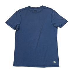 Vuori Tuvalu Shirt Mens Small S Blue Performance Lightweight Stretch Gym Pima T