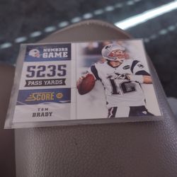 Baseball Card 2012 Score Tom Brady.  Cash Porch Pickup Redmond 