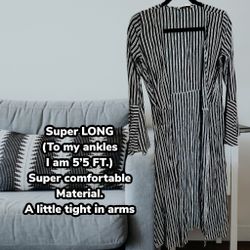 Long sleeved top STRIPED Blue And White 