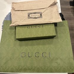 Gucci Gift Bag, Box And Dust Bag For Small Item