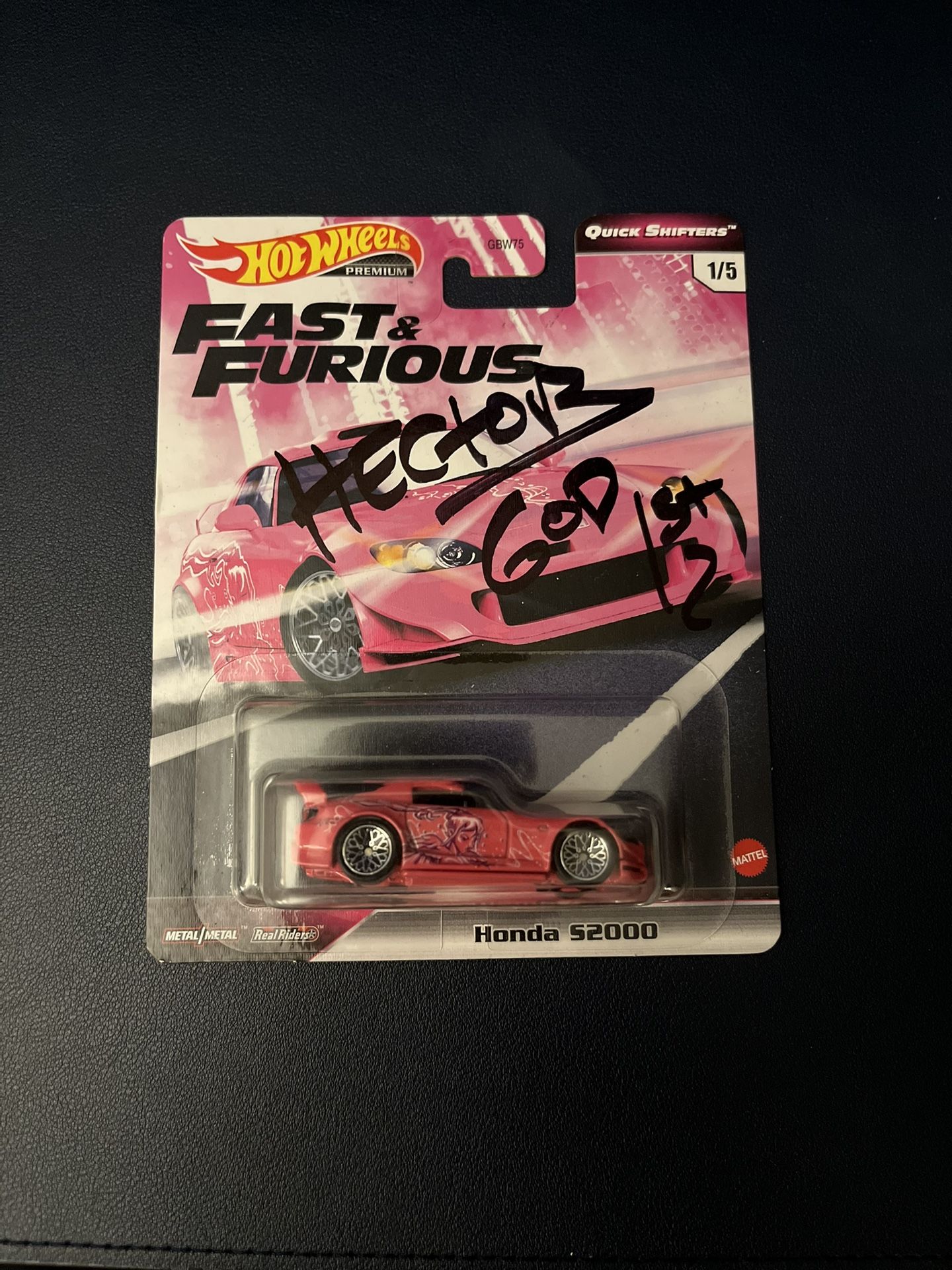 Hotwheels 2020 Premium Fast & Furious Quick Shifters 1/5 H0nda S2000