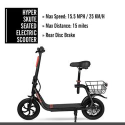 Hyper Skute Seated Electric Scooter