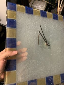 Hand made glass watch