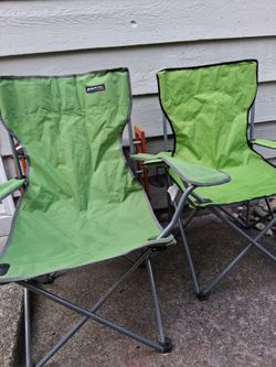 Foldable camping chairs