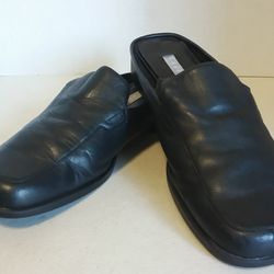 SIZE 9 PARTNERS BLACK LEATHER WOMAN' SHOES