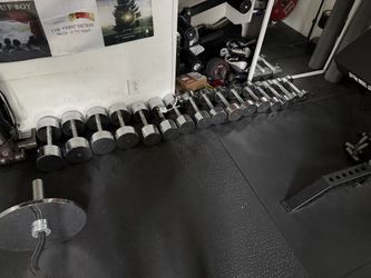 Chrome Dumbbell Set 15–55lb