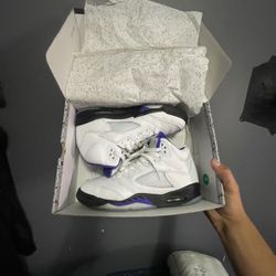 Jordan 5 Purple Concord