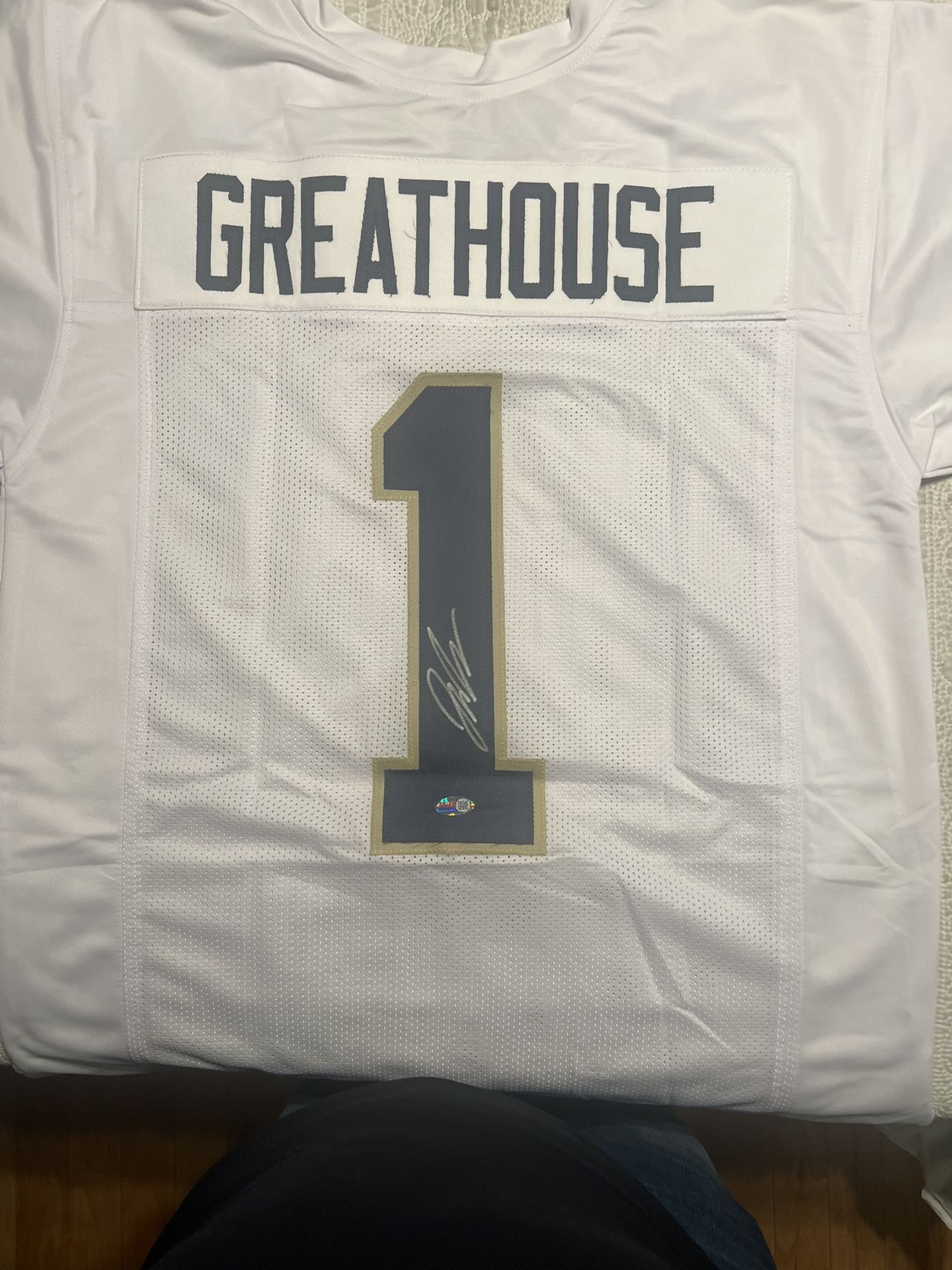 Custom Signed Autographed Jersey