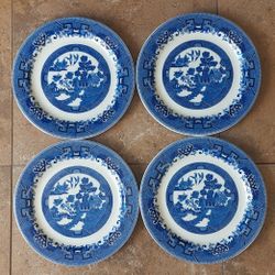 4 Plates 🍽 Shenango China 11-1/2"