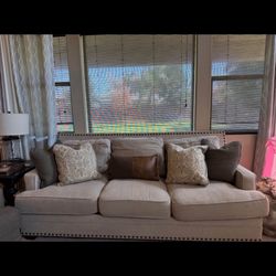 Cream color couches 