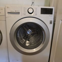 LG WM3500CW Front Load Washer W FREE Amana Dryer