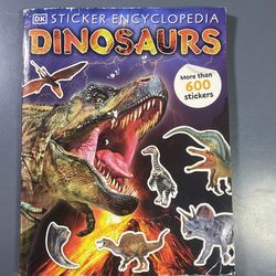 600+ dinosaurs stickers and encyclopedia with two toys