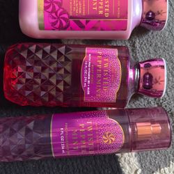 Perfume and Body Wash and Lotion
