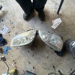 2008-2011 mercedes c300  w204 headlamp pair