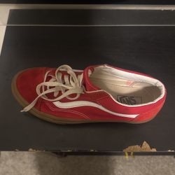 Red Vans Size 9.5