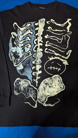 AK Studios Travis Scott 'X-Ray' long- sleeve black T-shirt