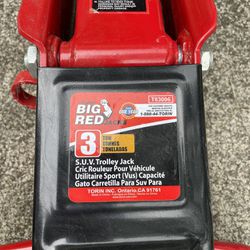 Big Red Jack 3ton Hydraulic Trolley Service 