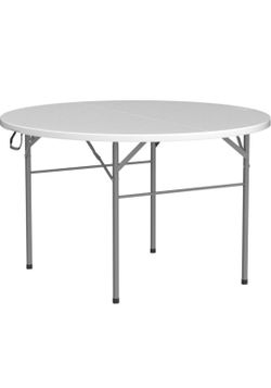 New foldable round table! 4ft. 2 available $70 each