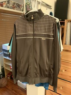 Vintage Stussy track jacket zip up size large supreme bape Nike Jordan