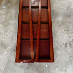 Foldable Solid Wooden Shelf 