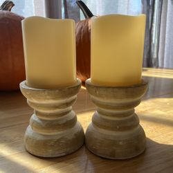 Battery Operated Candles and Holders