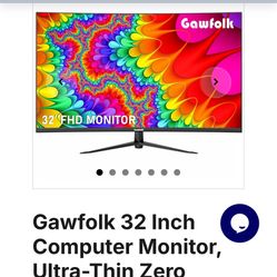 32” Computer/Gaming Curved Monitor