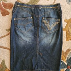 Versace jeans pencil skirt, size 26 US