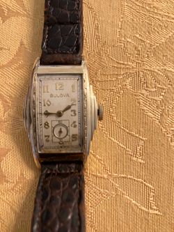 Bulova 1930s watch works