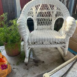 Child’s Wicker Rocker 