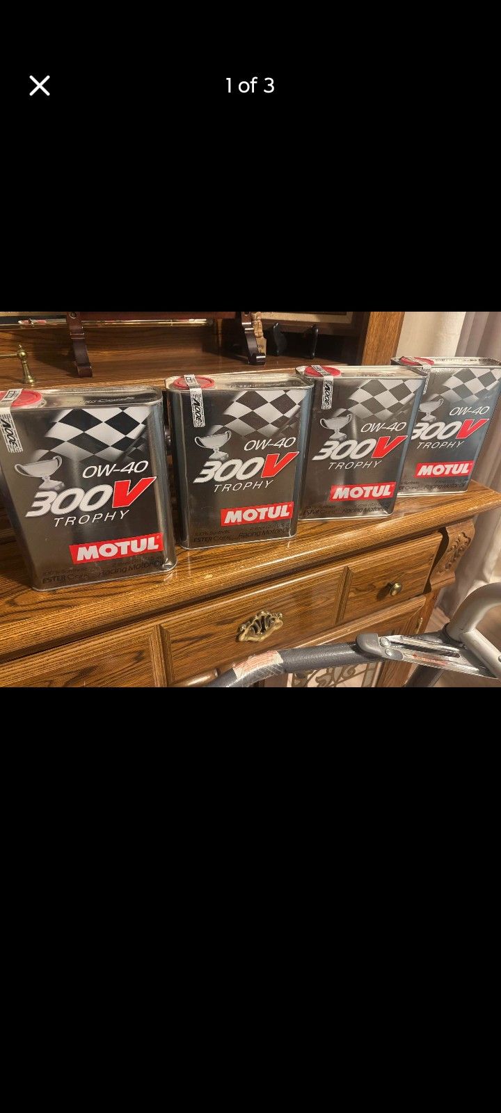 5 Cans Or Racing Motor Oil