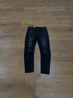 Ksubi Black Ripped Slim Jeans