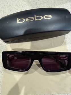 bebe BB7266 Jet Black Sunglasses
