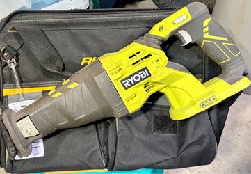 RYOBI ONE+ 18V Reciprocating Saw P516 + AWP Tool Bag & Blades