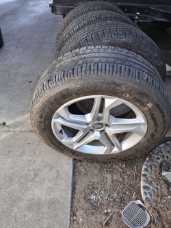 Rims and tires from audi