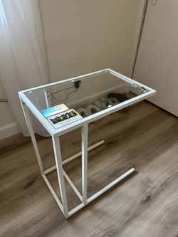 Glass Bedside / Desk Table